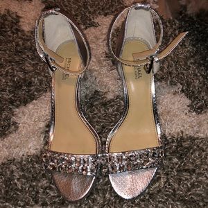 Michael Kors Silver Heels